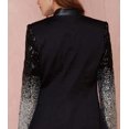 thumbnail image 3 of Womens Blazer with Sequins Sleeve, 3 of 3