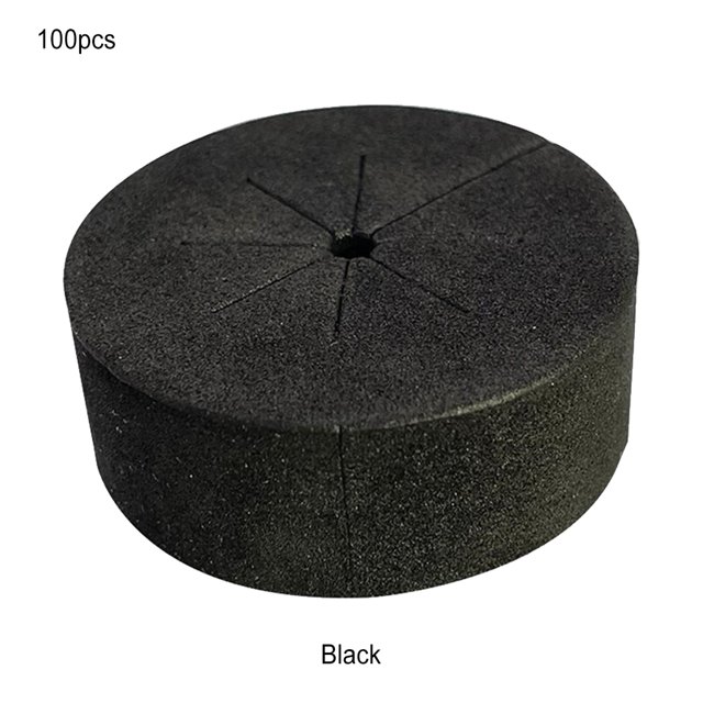 VONKY 100x Opening Garden Floral Foam Durable And Soft 100Pcs For Easy Planting Black black 5Set