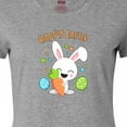thumbnail image 4 of Inktastic Happy Easter Bunny with Eggs and Carrot Women's T-Shirt, 4 of 5