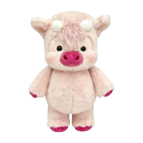 Running Plushie,Cow Stuffed Animal,Running Cow Plush,Running Cow Plush Toy,Moving Legs Stuffed Animal, Soft Cuddly Farm Animal Doll, Interactive Plush Gift For Home Decor Birthday Holiday