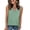 Pea green, variant on Wiholl Tank Tops for Women Summer V Neck T Shirts Trendy Sleeveless Basic Tee Loose Fit 2026 Fashion