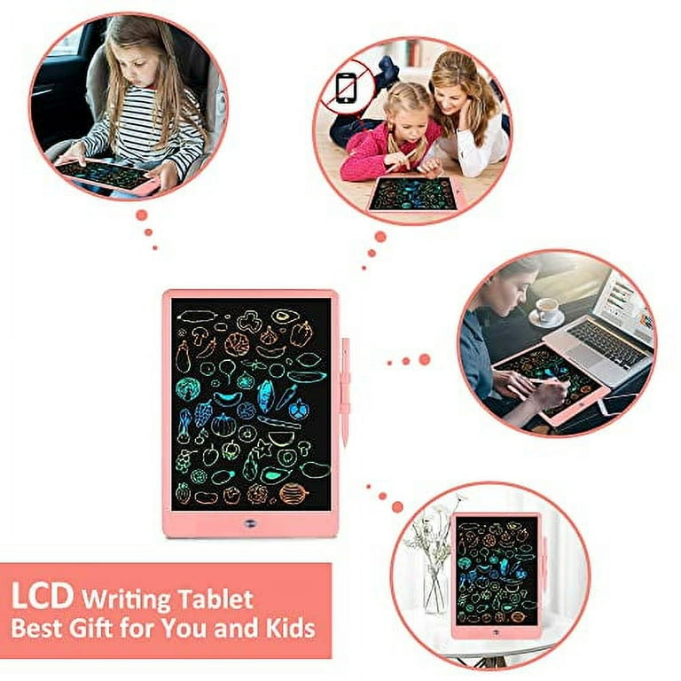 Sketch Pads for Drawing Kids, LEYAOYAO LCD Writing Tablet with Protect Bag  Etch a Pads,Colourful Screen Draw Pad Draw Board,Birthday Gifts for 3 4 5 6