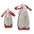 thumbnail image 2 of Chill Out! Canvas Boat Soft Sided Cooler Tote Set, Cream with Palid Detailing, 2 of 6
