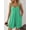 Mint Green, variant on Outdoor Trendy Jumpsuits for Women Sleeveless Suspender Wide Leg Overall Shorts Solid Casual Summer Rompers for Beach