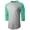 Athletic Heather/Mint, variant on Mens Baseball Raglan 3/4 Sleeve Plain Jersey Team Uniform Athletic Sportswear T Shirt