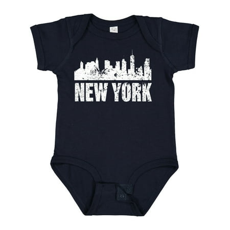 

Inktastic New York Skyline Grunge Gift Baby Boy or Baby Girl Bodysuit