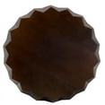 thumbnail image 2 of Mango Round Modern Scallop Solid Wood Coffee Table, 2 of 3