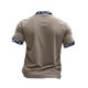 thumbnail image 5 of Ceisia Men's Slim Fit Short Sleeve Lace-Up Henley Top Ribbed Texture Paisley Patchwork Flower Collar Drawstring Spring Summer Shirt Gift, 5 of 9