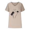 thumbnail image 4 of Womens T Shirts Loose Pack Womens Sports Tops Loose White Summer Tops for Teens Summer Shirts for Teens Modest, 4 of 4