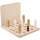 thumbnail image 1 of 30-Slot Wood Bottle Display Stands Wooden Display Holder Rack for Bottle BurlyWood 19.9x24x18cm Inner Diameter: 2.15cm, 1 of 6