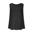 thumbnail image 5 of cocolona Womens Solid Workout Tank Tops Athletic Sports Running Yoga Tank Tops Summer Casual Loose Crew Neck T-shirt Blouse XL, 5 of 8