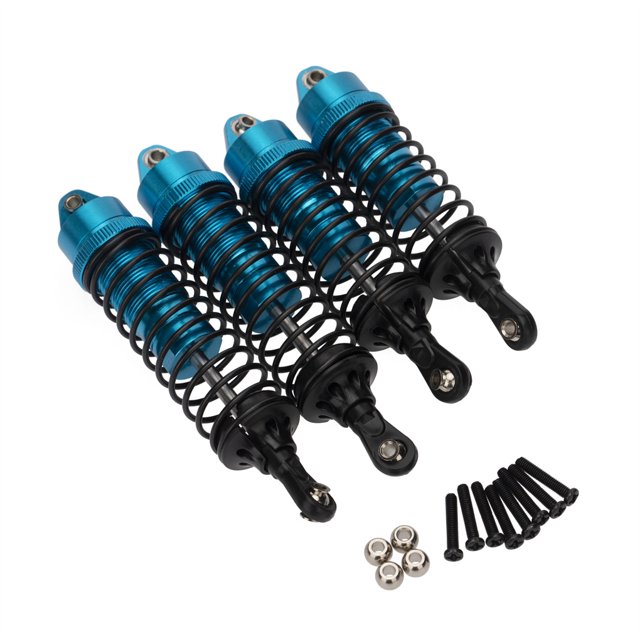 RC Metal Automóviles Amortiguador Portátil Decorativo Modificado Damper Reemplazo Reemplazo para Traxxas Slash 4x4 Car Sky Blue 4 Piezas Guardurnaity FN000855-01