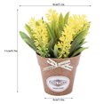 thumbnail image 3 of Artificial Plants Potted Fake Grass Home Office Desktop Decor Mini Faux Green Bonsai, 3 of 6