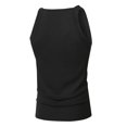 thumbnail image 6 of Lopecy-Sta Men Tank Tops Square Neck Vertical Ribbed Slim Fit Stretch Breathable Gym Bodybuilding Muscle Sleeveless Undershirts, 6 of 6
