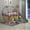 Gold+Yellow Curtain, variant on Twin House Loft Bed with Slide & Ladder, Metal Low Loft Bed Frame with Play Tent & Safety Guardrails, Space Saving Montessori Bed, Super Hero Color Gold and Red