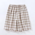 thumbnail image 2 of CHUMUD Men's Cotton Pajama bottoms Lounge Sleep Shorts Soft Comfortable Pjs Breathable Pajamas Shorts Plaid Pj Shorts, 2 of 3