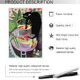 thumbnail image 2 of Retro Matisse Goldfish And Cat Posters Trendy Funny Black Cat Wall Art Prints Cute Colorful Table Goldfish Prints Painting For Home Bedroom Dorm Wall Decor 12x16in Unframed, 2 of 15