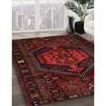 thumbnail image 3 of Ahgly Company Machine Washable Indoor Round Traditional Bakers Brown Area Rugs, 3' Round, 3 of 7