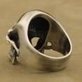 thumbnail image 5 of Red CZ Eyes 925 Sterling Silver Skull Ring Biker Rock Punk Jewelry TA46 US Size 12.5, 5 of 16
