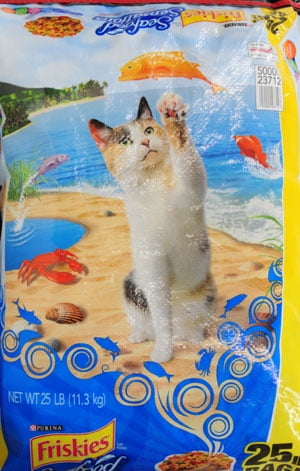Friskies Seafood Sensations Cat Food, 25 lb