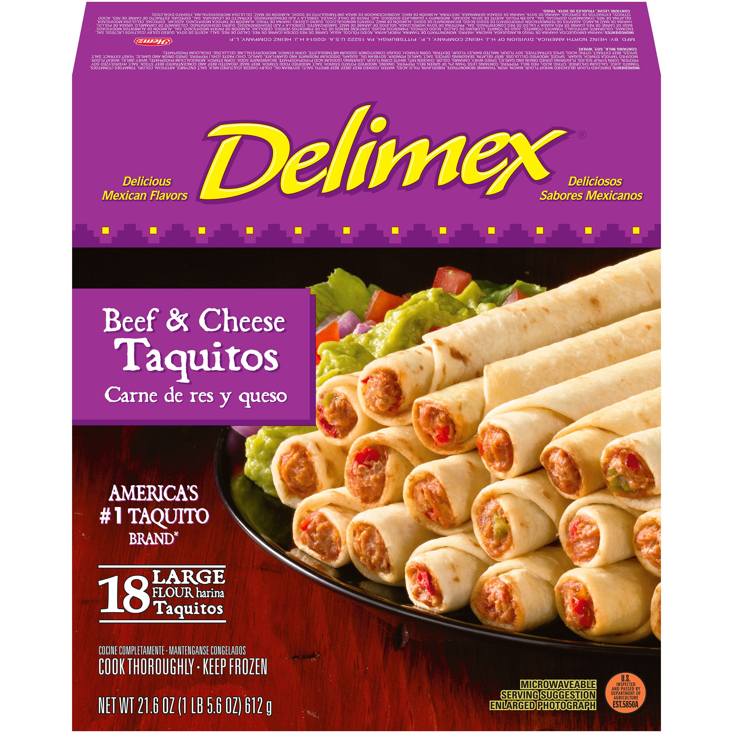 Delimex Beef And Cheese Taquitos Nutrition Facts | Besto Blog
