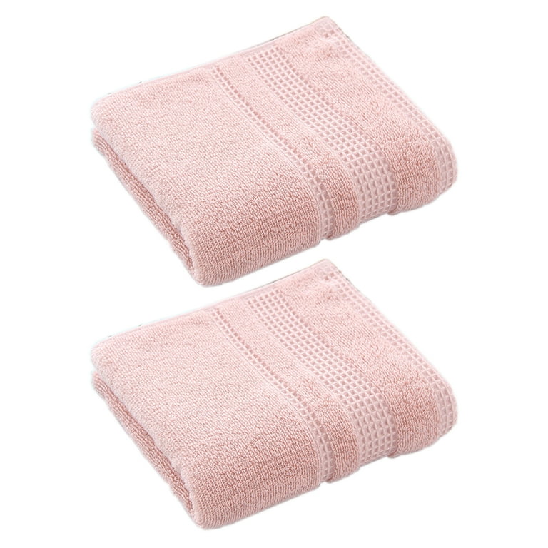 Pink and outlet blue towels