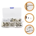 thumbnail image 3 of 80pcs Shelf Pins Kit Shelf Support Pegs Stainless Steel Bookshelf Pegs Shelves Pegs, 3 of 8