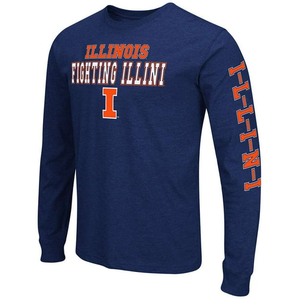 Colosseum Athletics Illinois Fighting Illini Game Changer Long Sleeve TShirt