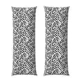 thumbnail image 2 of Bingfone Body Pillow Cover Long Pillow Case With Zipper Decorative Bedding Pillowcase 20"X54" Soft Cushion Pillow Case For Bedroom-Weave Geometric, 2 of 8