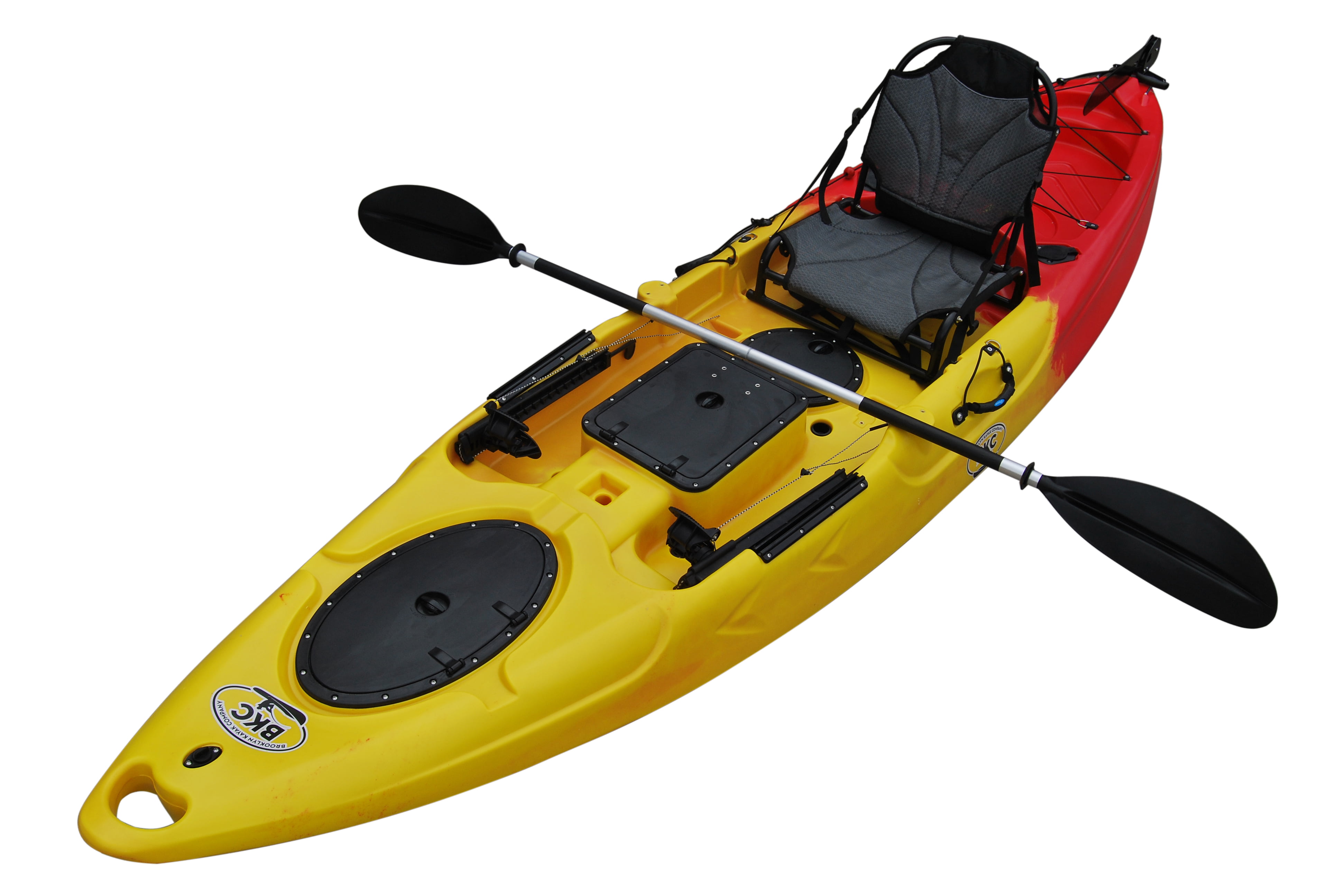 BKC RA220 11.6' Single Fishing Kayak W/ Upright Back