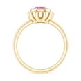 thumbnail image 2 of Rosec Jewels Pink Tourmaline Engagement Ring - Flower Ring for Women - 1.2 Carat - AAA Grade - Ready to Gift with Jewelry Box, 18K Yellow Gold, US 10.50, 2 of 8