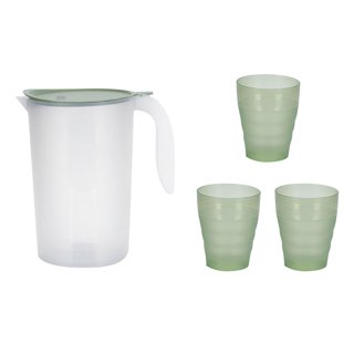 Didaey 12 Pieces Plastic Pitcher Bulk 48 Ounces Clear Restaurant Pitcher  Plastic Beer Pitcher Beverage Dispenser for Water, Soda, Beer, Juice