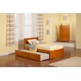 thumbnail image 6 of Orlando Twin Extra Long Bed with Footboard and Twin Extra Long Trundle in Caramel, 6 of 7
