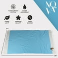 thumbnail image 7 of Nova Luxury Linen Quick Dry Turkish Beach Towels 100% Organic Cotton, Aqua, 7 of 7