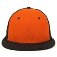 thumbnail image 2 of OC Sports CAGE25 Flexible Fitting Cap - Orange Black Black, 2 of 5