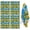 Sunflower Field Blue, variant on 4 Pcs Sunflower and Bud White Pattern Funny Kitchen Towels, Microfiber Dish Towels, Kitchen Tea Towels Set 18" X 26"