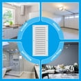 thumbnail image 5 of Uxcell 6 x 12 Inch 304 Stainless Steel Vent Cover, Screen Air Grille HVAC Louvered Grill, Silver Tone, 5 of 7
