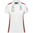 thumbnail image 2 of Mercedes AMG Petronas F1 Women's Team Polo Shirt - Black/White, 2 of 4