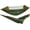 Army Green/Khaki, variant on Large Camping Hammock with Mosquito Net 2 Person Pop-up Parachute Lightweight Hanging Hammocks Tree Straps Swing Bed for Outdoor Backpacking Backyard Hiking