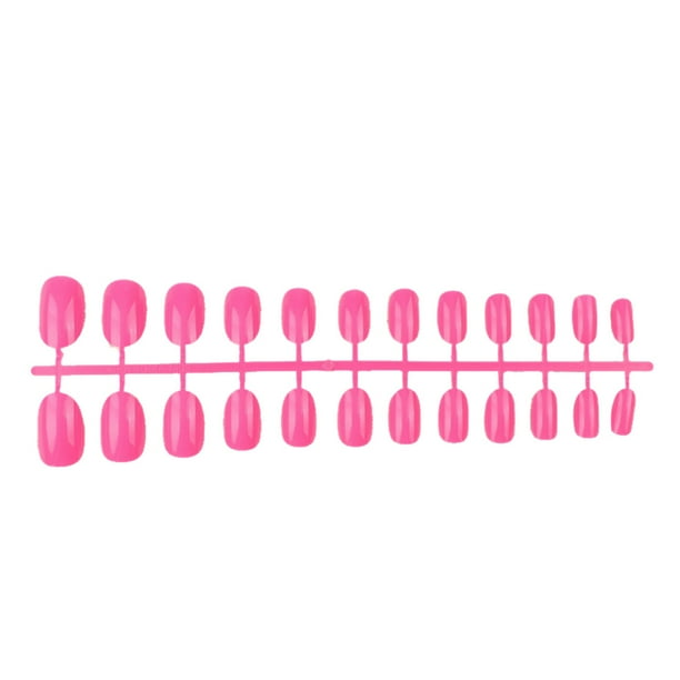 24 piezas de uñas postizas de ataúd sólidas Qarigey Tipo15