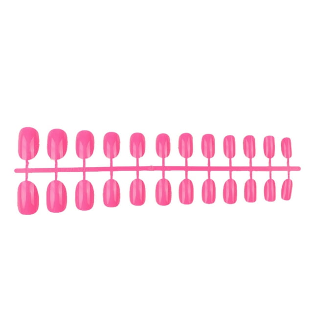 24 piezas de uñas postizas de ataúd sólidas Qarigey Tipo15