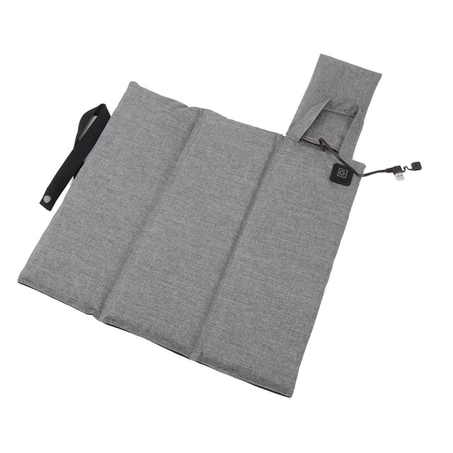 Heating Seat Pad, Easy To Clean Portable Adjustable Temperature 3 Fold Multifunction Foldable Heated Seat Cushion USB Heating for Stadiums