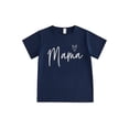 thumbnail image 4 of BemeyourBBs Mommy and Me Matching Shirt Mom and Son Matching Outfit Women Boy Mothers Day Clothes Short Sleeve Letters Print Top, 4 of 10