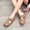 Khaki, variant on WIZUTIZ Shower Sandals Women Retro Comfortable Lightweight Womens Slides Summer BOHO Jeweled Shiny Slides Wedge Sandals Platform Heels Slippers Knitted BOHO Beach Shower Shoes Indoor Slide Sandals