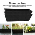 thumbnail image 2 of Hadanceo 4Pcs Hanging Basket Felt Replacement Coconut Liners Breathable Good Drainage Stable Easy to Use Rectangle Planting Container Liners, 2 of 7