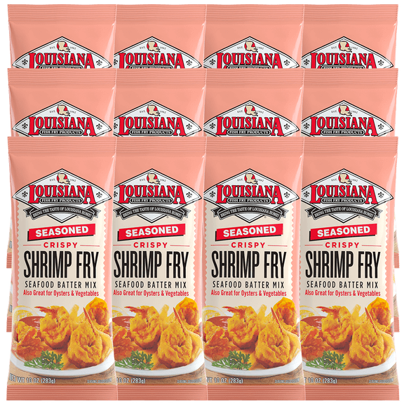 Louisiana Fish Fry Shrimp Fry Seasoned 10 oz - 12 Pack