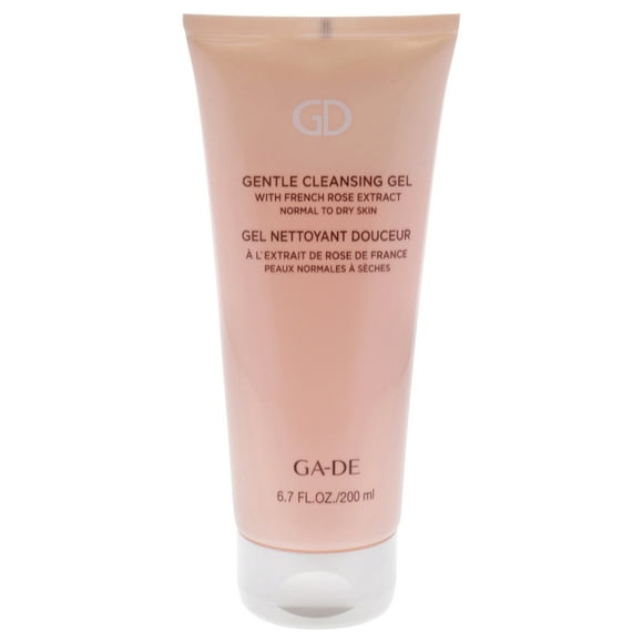 Gel limpiador suave - Piel normal a seca de GA-DE para mujeres - Limpiador de 6.7 oz