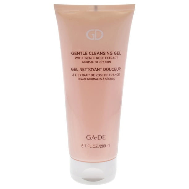 Gel limpiador suave - Piel normal a seca de GA-DE para mujeres - Limpiador de 6.7 oz