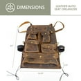 thumbnail image 6 of Outdoor Leisure Products Model CT10004 Leather Truck Seat Organizer Measuring 15.75 inches wide and 22 inches high, 6 of 8