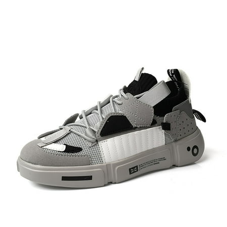 

Men‘s Trendy Color Block Breathable Lightweight Shoes Outdoor Comfy Walking Sneakers Casual Shoes For Youth Teenager Y2K Men‘s Shoes